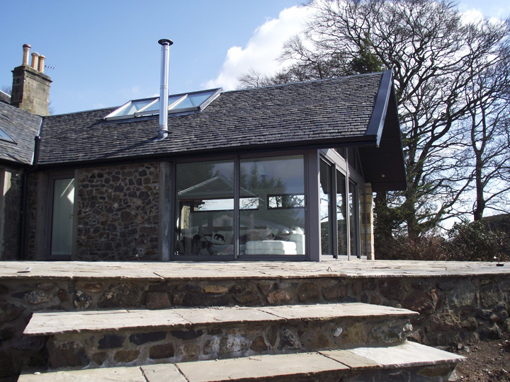 Extension to listed building in Dunlop, Ayrshire